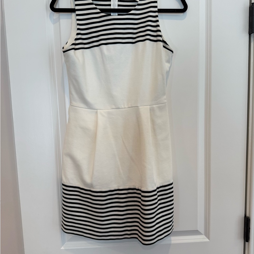 Madewell Black and White Striped Top
